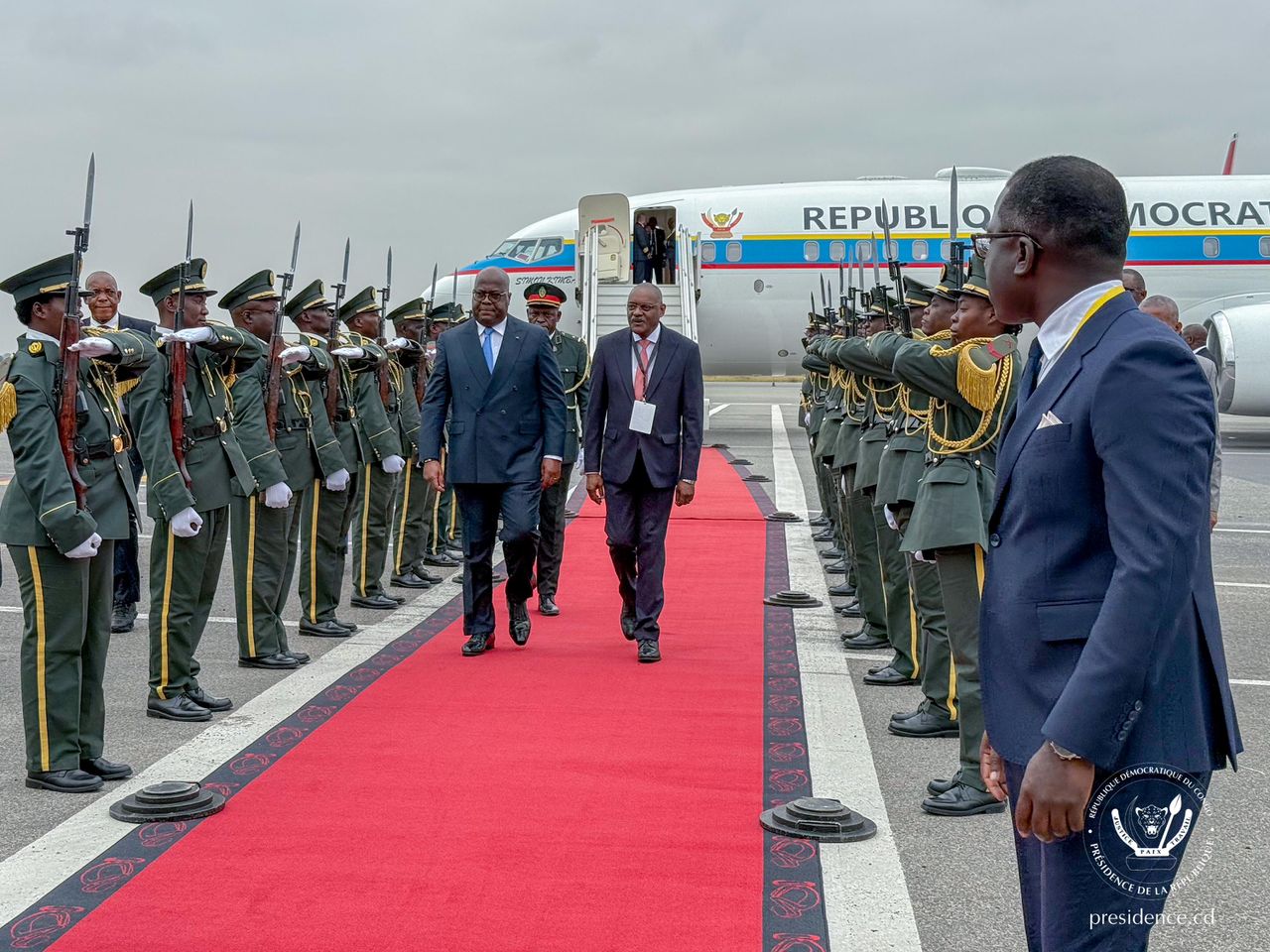 Le Président Félix Tshisekedi est arrivé à Luanda pour participer au sommet des affaires Usa- Afrique