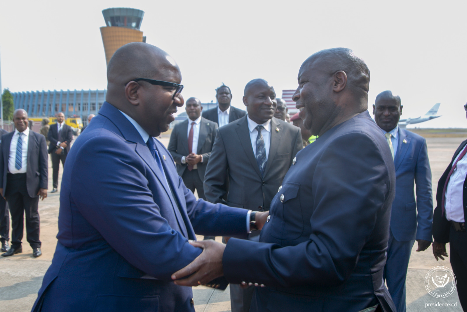 LE PRÉSIDENT DU BURUNDI ÉVARISTE NDAYISHIMIYE EST ARRIVÉ EN RDC POUR ...