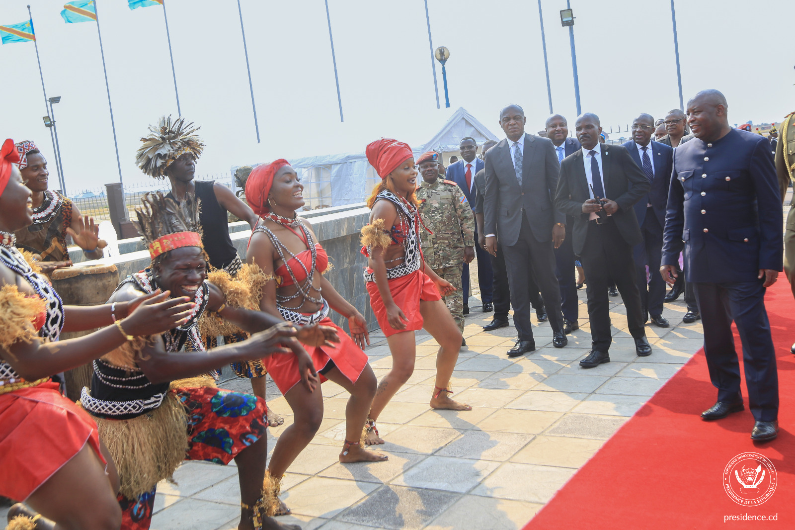 LE PRÉSIDENT DU BURUNDI ÉVARISTE NDAYISHIMIYE EST ARRIVÉ EN RDC POUR ...