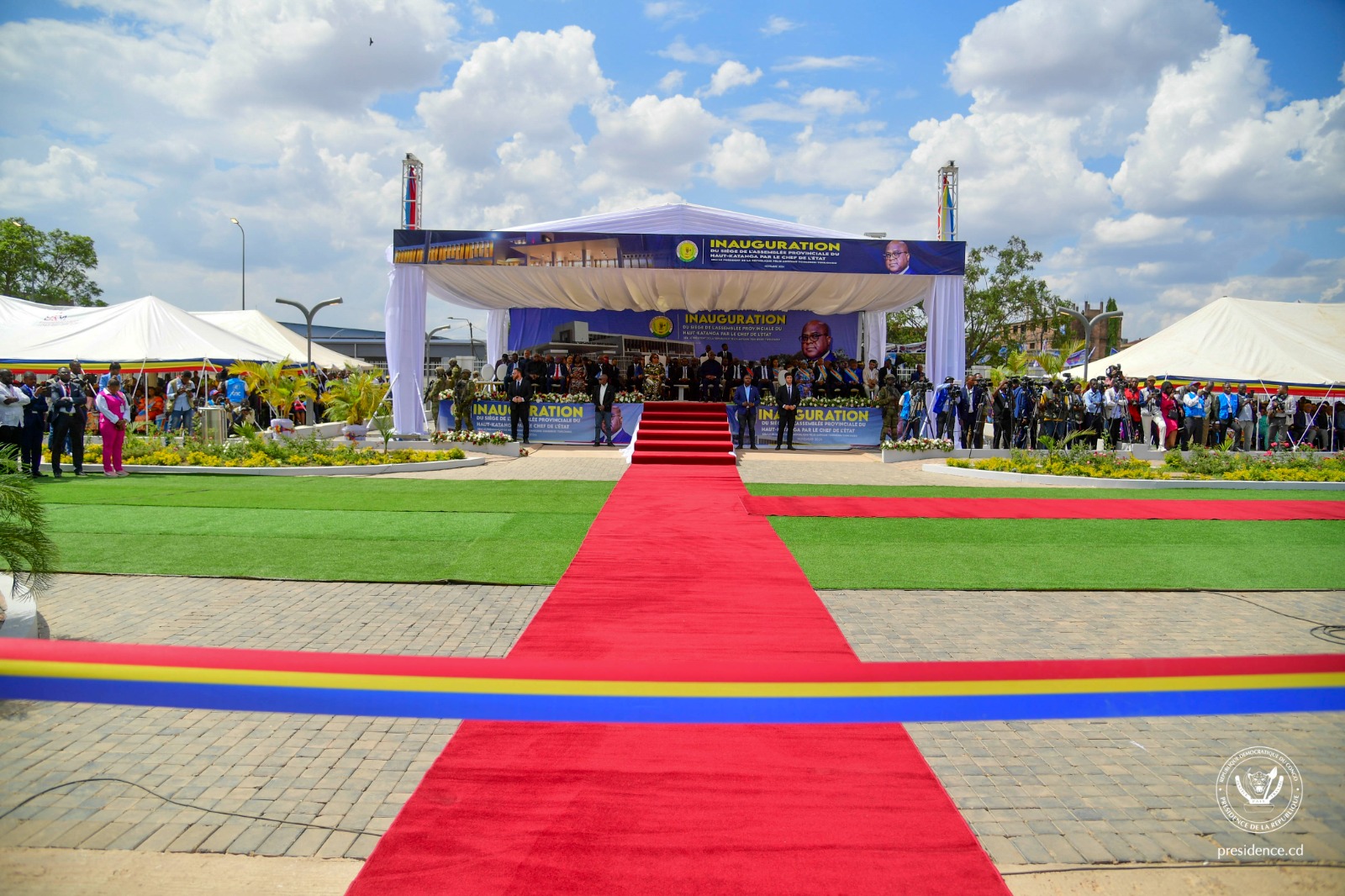 Lubumbashi : Le Chef de l’État a Inauguré le nouveau bâtiment de l ...