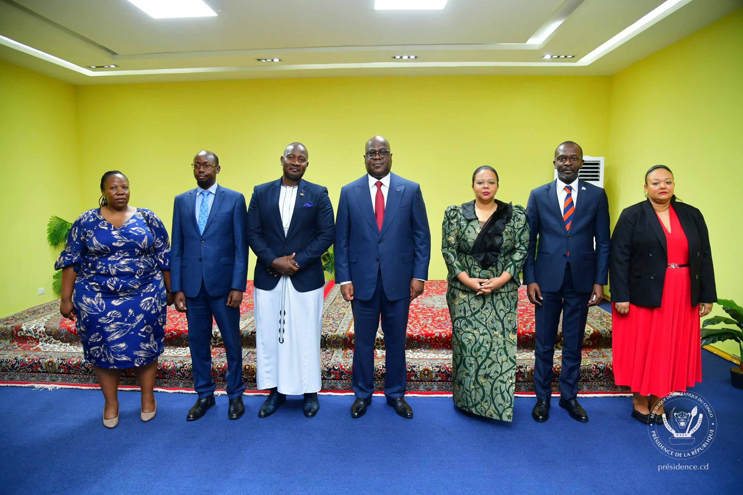 Les nouveaux ambassadeurs de l’Ouganda, de l’Ukraine, du Soudan et de Venezuela ont présenté leurs lettres de créance au Chef de l’État